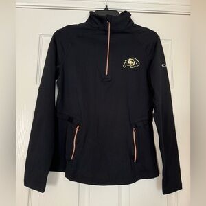 NWT Columbia Golf Colorado Buffalos half zip
